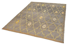 9x12 Soft Modern Turkish Area Kilim Rug