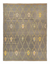 9x12 Soft Modern Turkish Area Kilim Rug