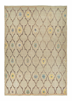 9x13 Colorful Modern Turkish Area Rug