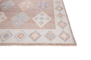 9x13 Modern Oushak Area Rug