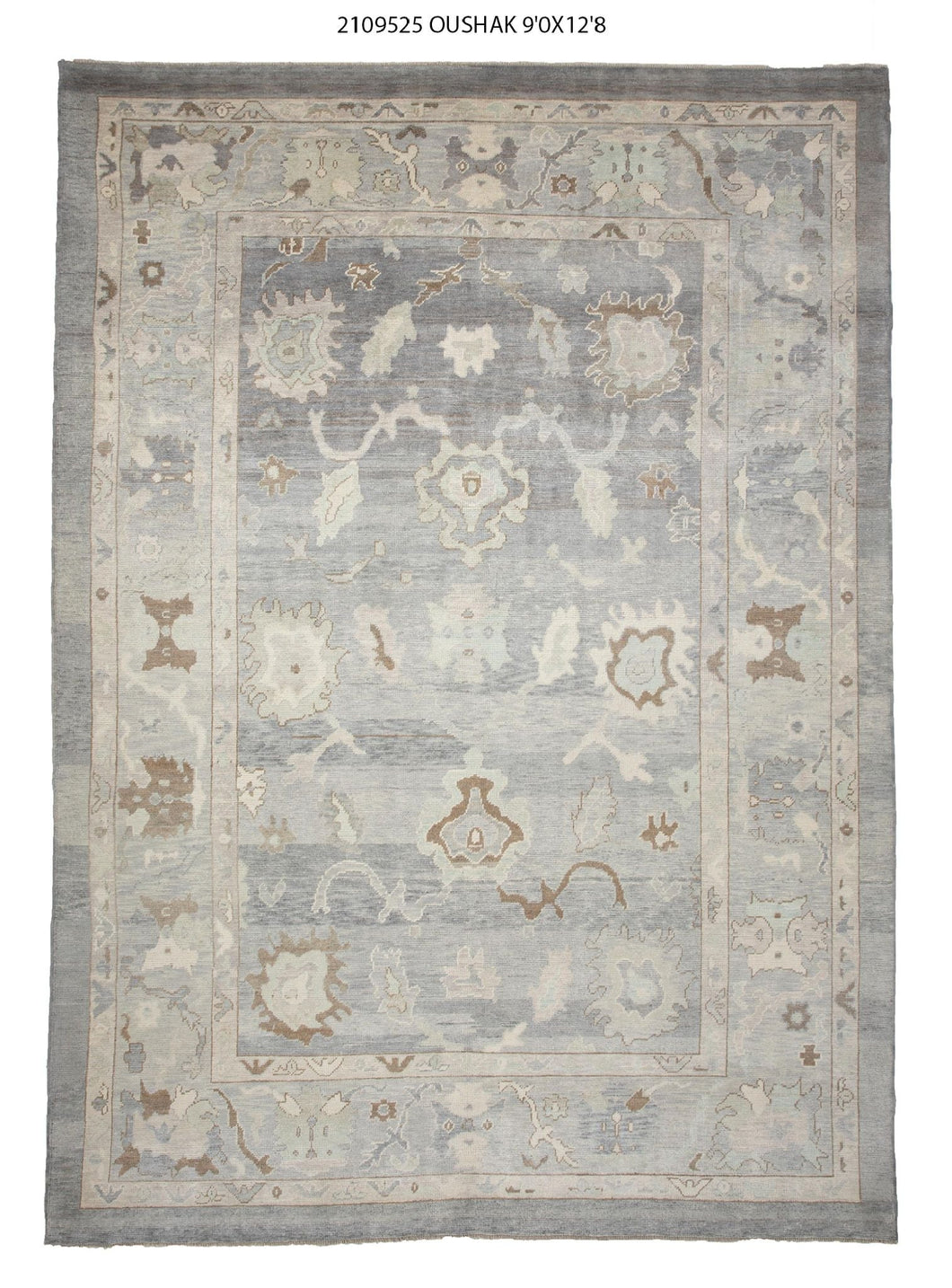 9x13 Modern Oushak Area Rug