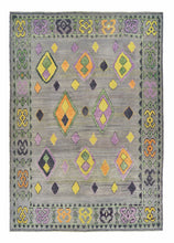 9x14 Colorful Modern Turkish Area Rug