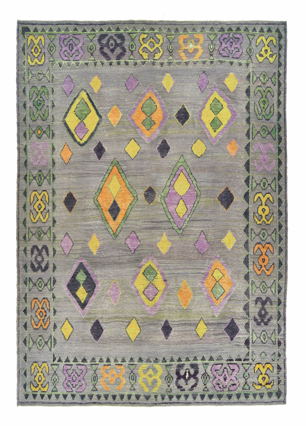 9x14 Colorful Modern Turkish Area Rug
